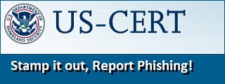 Link to https://www.us-cert.gov/report-phishing
